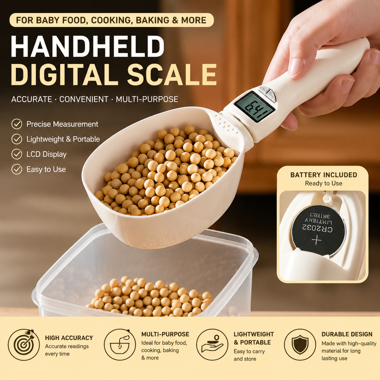 Precision Digital Measuring Spoon