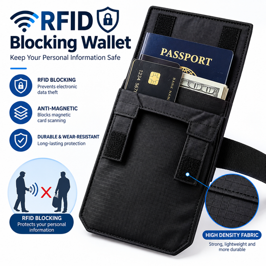 Belt-Worn Multi-Functional Travel Pouch