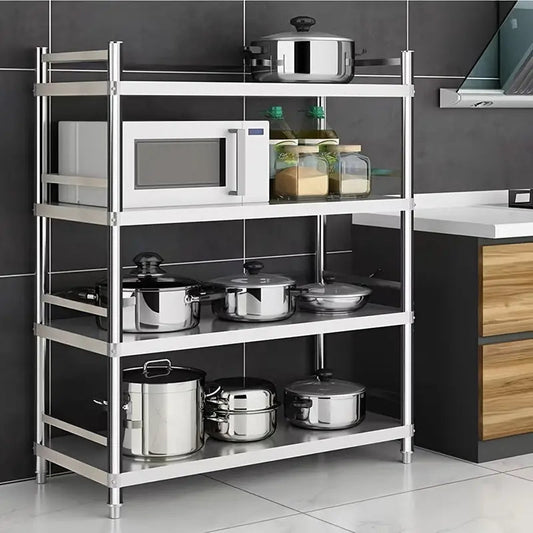 kitchen Four-Layer Microwave Oven And Oven Storage Rack