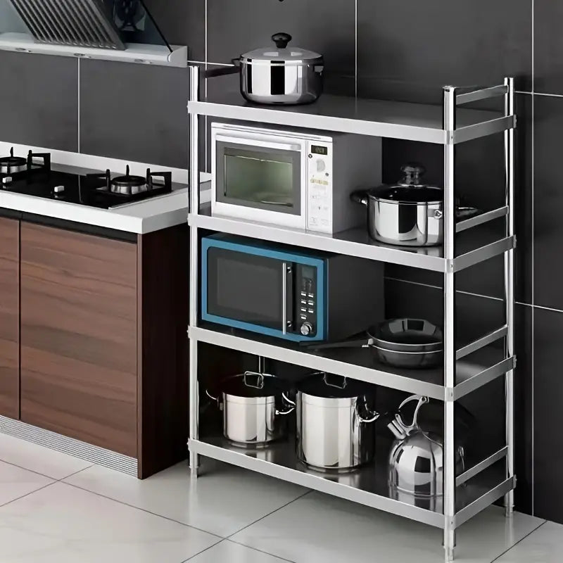 kitchen Four-Layer Microwave Oven And Oven Storage Rack