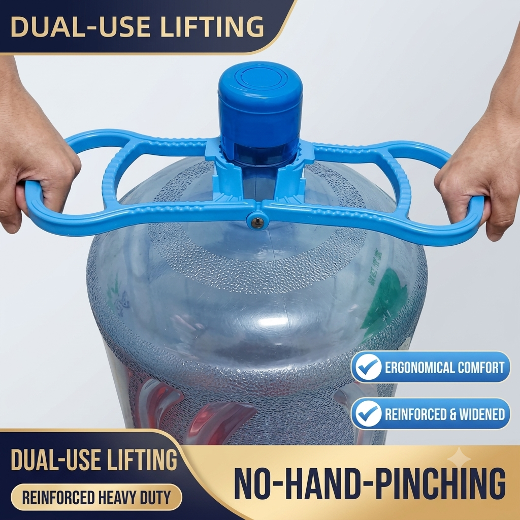 Heavy-Duty Bucket Carry Handle – Dual Grip Water Bucket Lifter