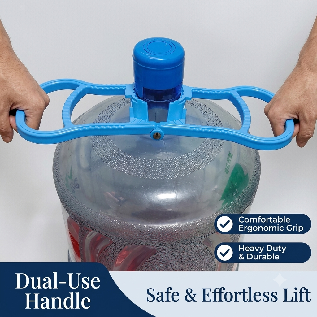 Heavy-Duty Bucket Carry Handle – Dual Grip Water Bucket Lifter
