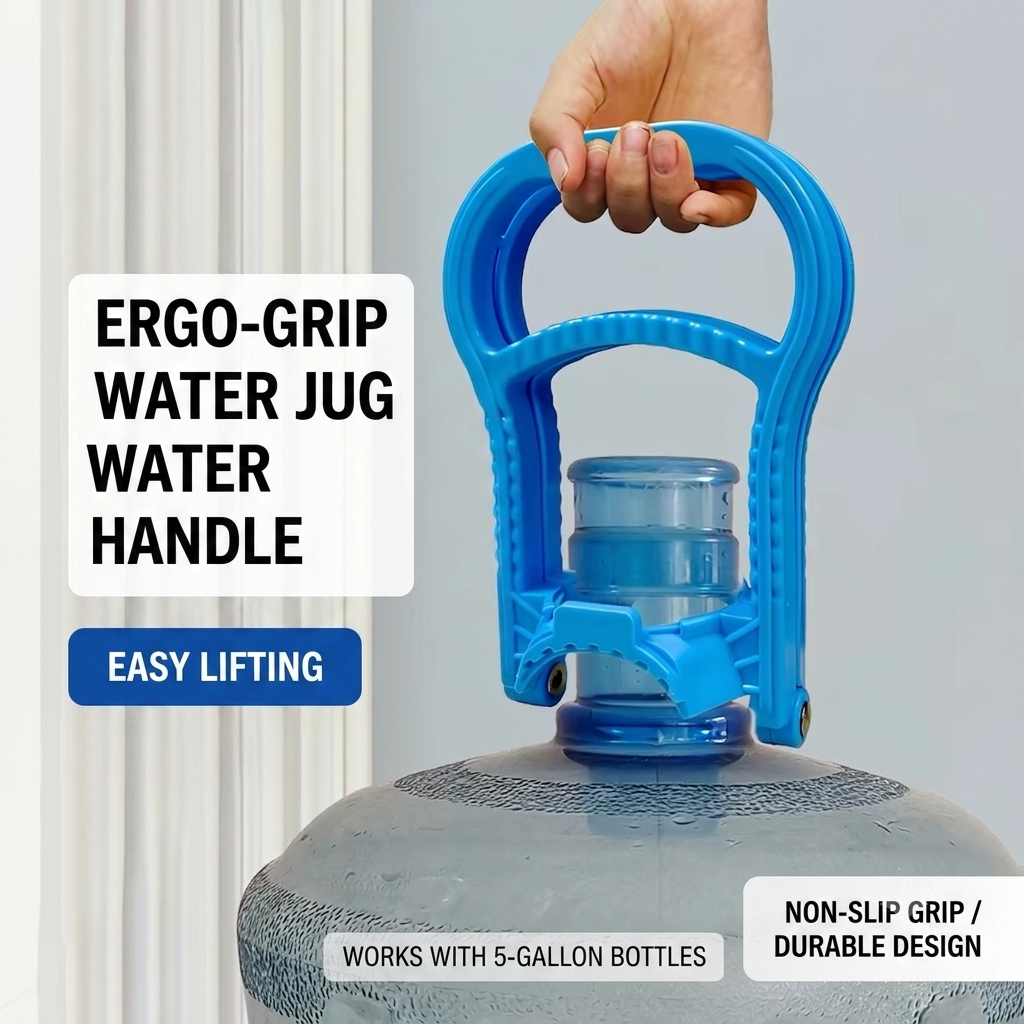 Heavy-Duty Bucket Carry Handle – Dual Grip Water Bucket Lifter