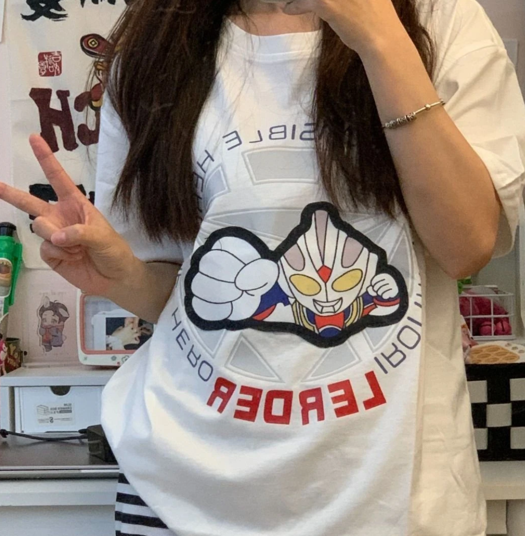 Light-Up Ultraman Cotton T-Shirt