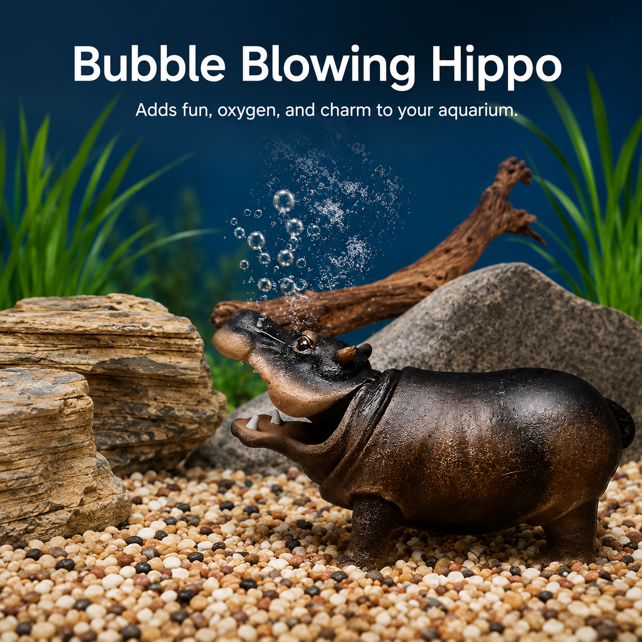 Cute Bubble Hippo