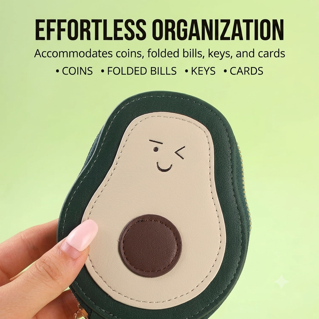Avocado Accordion Card Holder