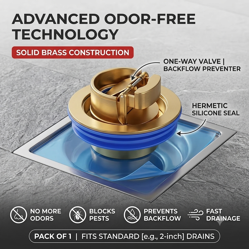 Premium Copper Anti-Odor Drain Core