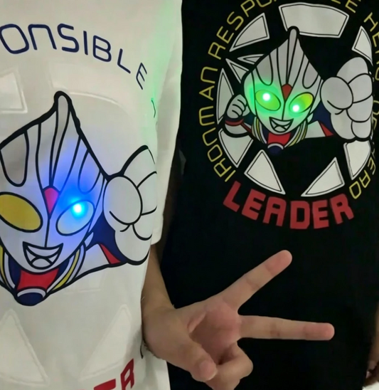 Light-Up Ultraman Cotton T-Shirt