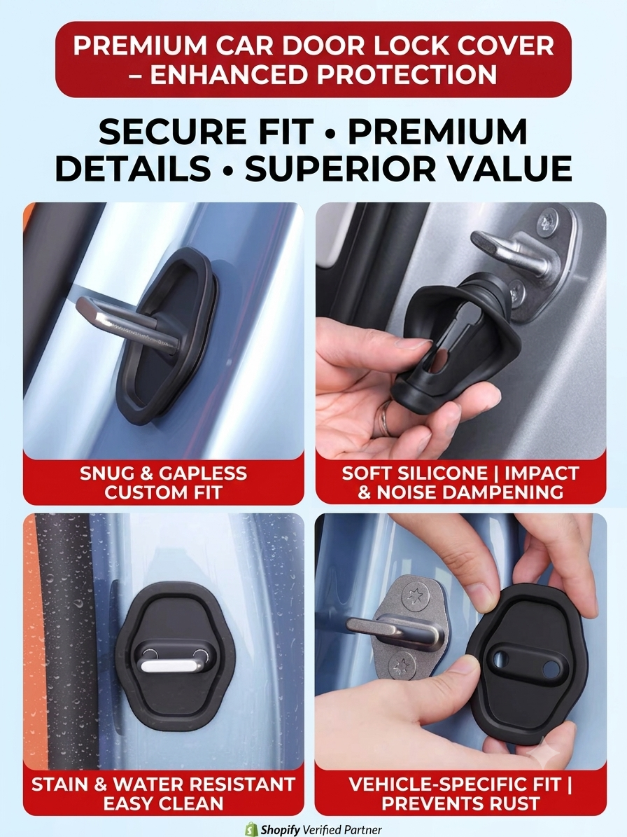 Car Door Lock Protector Cover