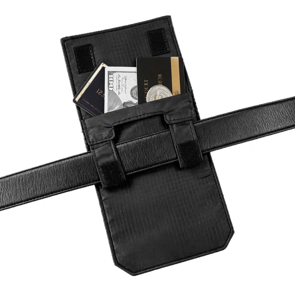 Belt-Worn Multi-Functional Travel Pouch
