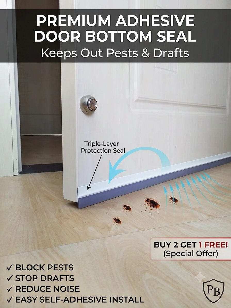 Heavy-Duty Door Bottom Weather Seal Strip