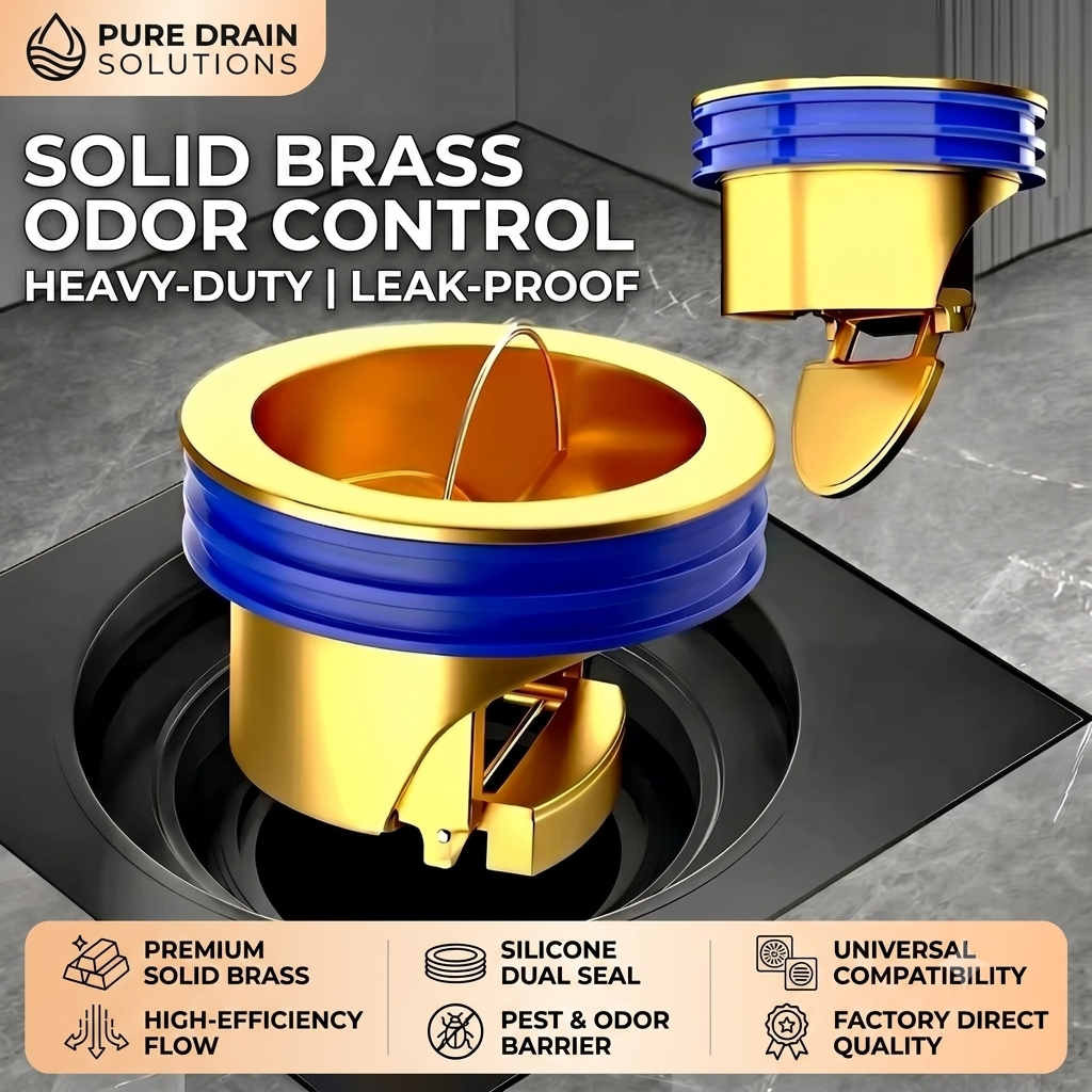 Premium Copper Anti-Odor Drain Core