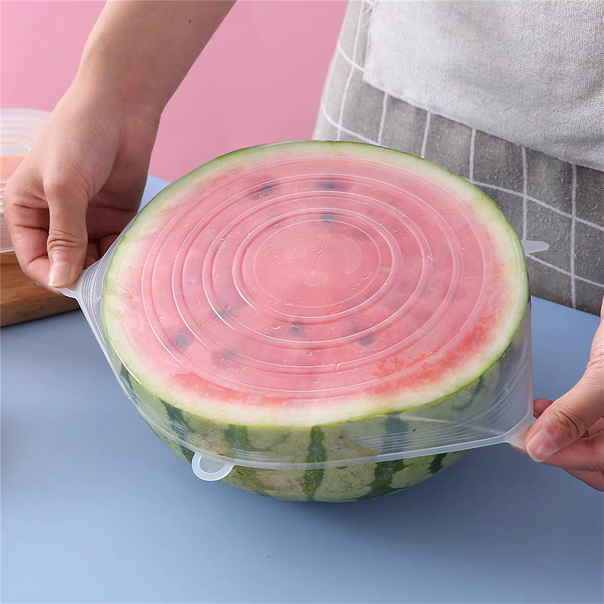 6-Piece Food-Grade Silicone Stretch Lids