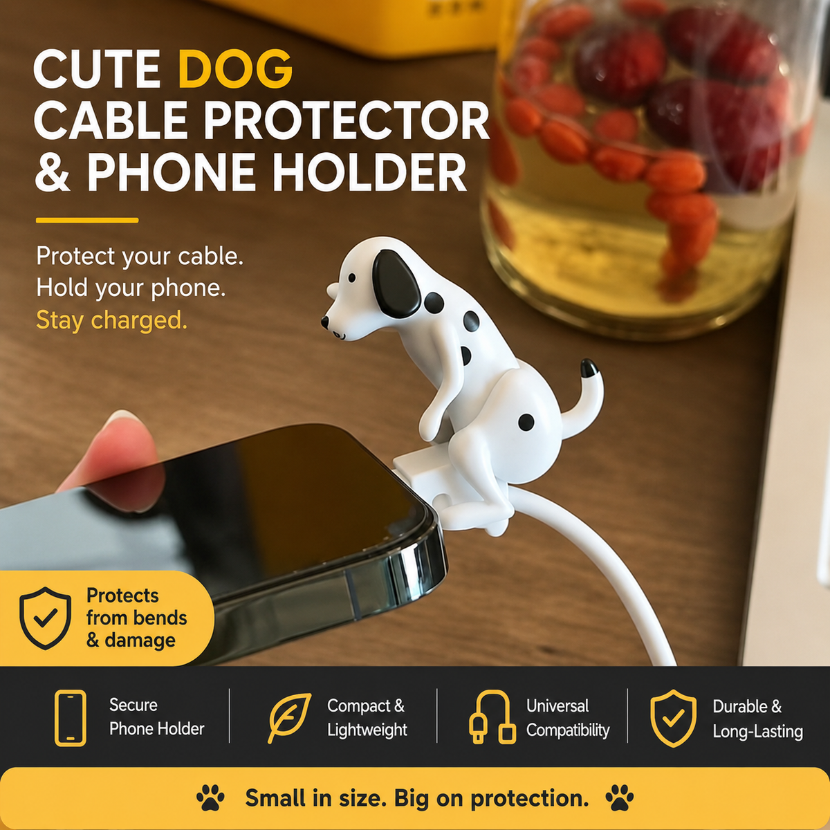 Dog-Shaped Cable Protector