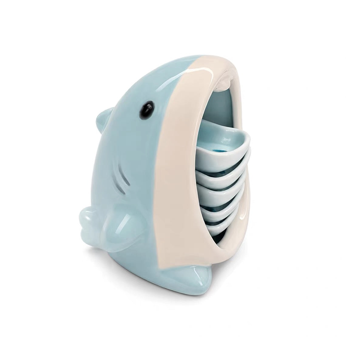 Cute Shark Ceramic Dipping Sauce Dish