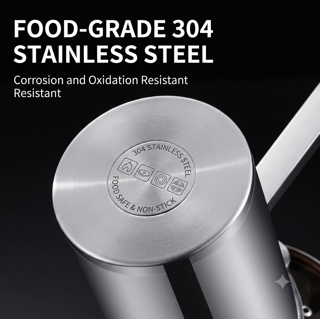 304 Stainless Steel Mini Deep Fryer