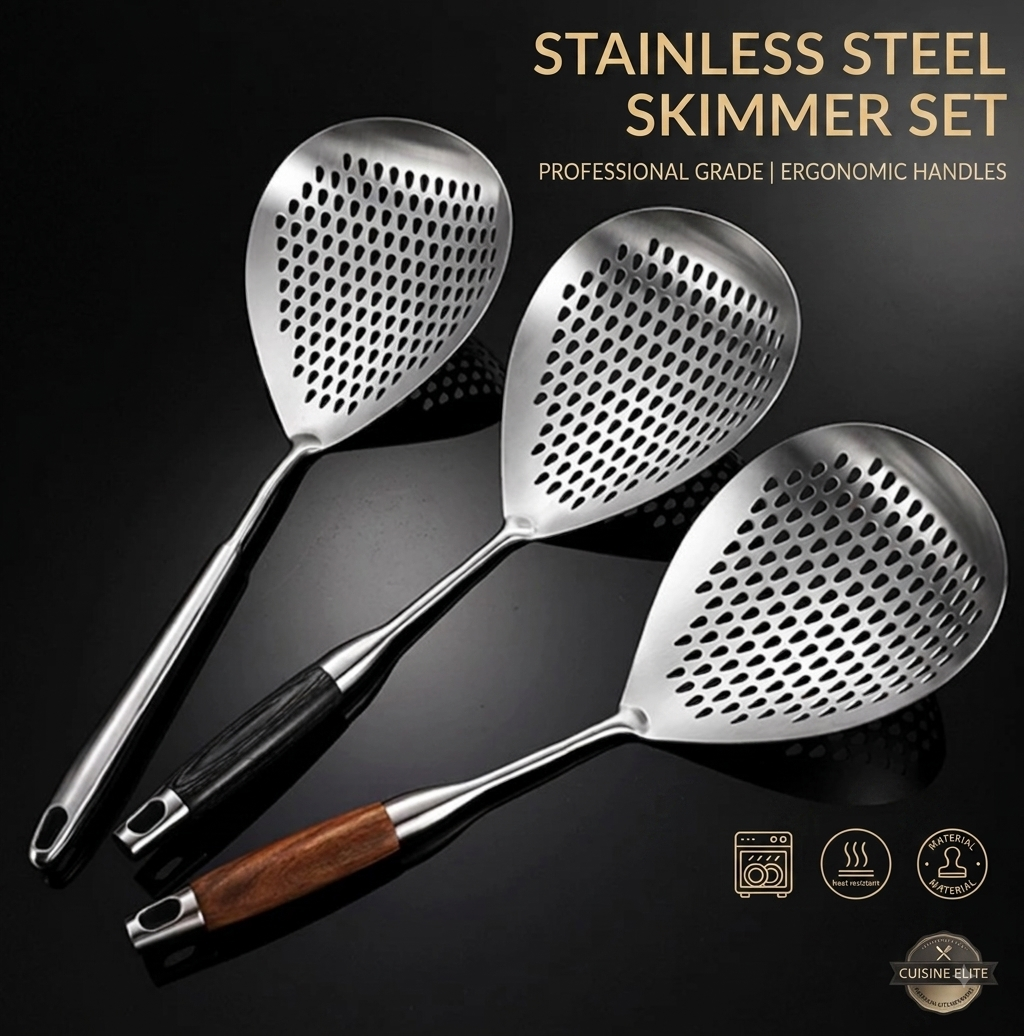 Stainless Steel Kitchen Strainer Spoon