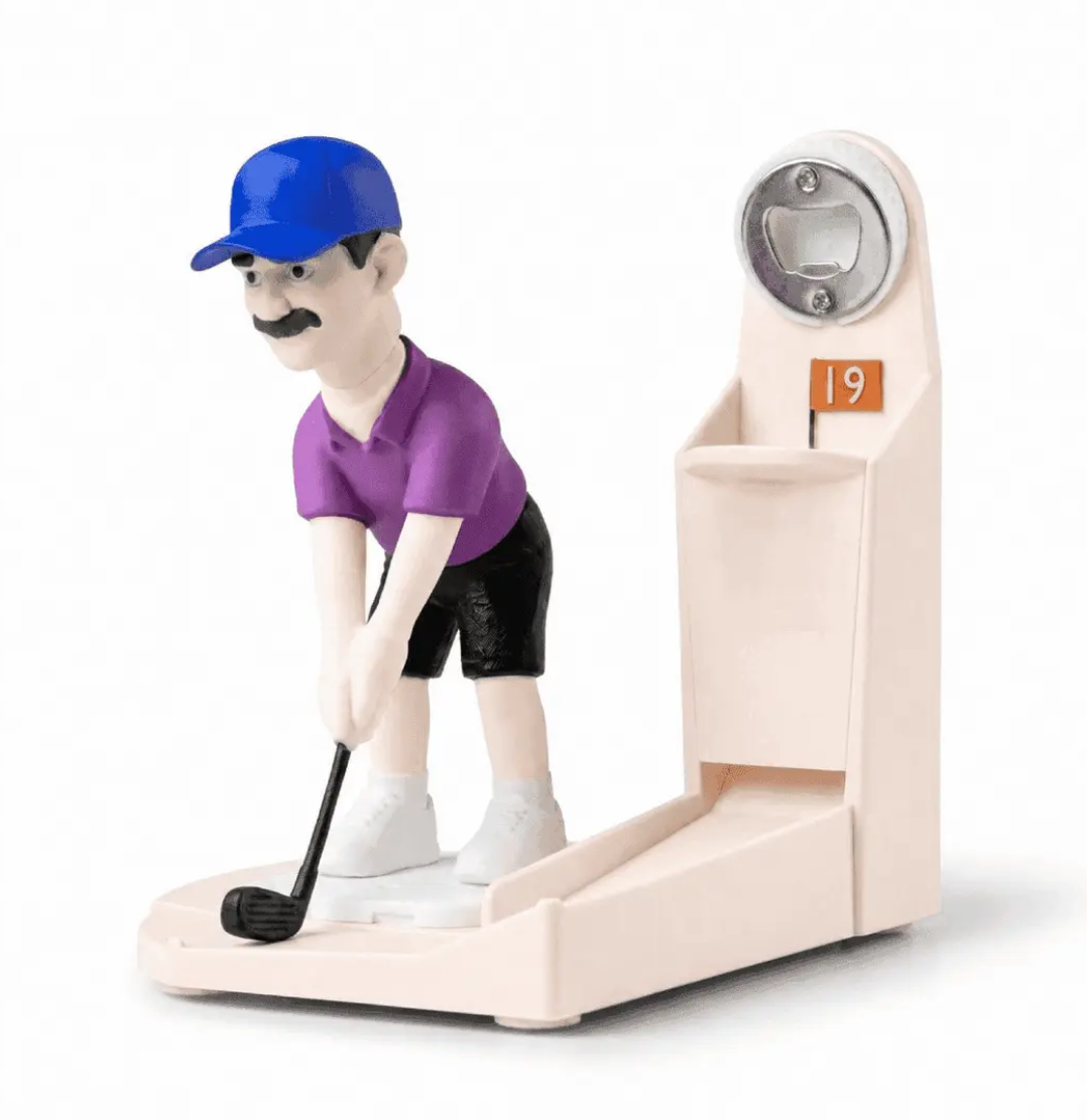Creative Golf Bottle Opener - Fun Desktop Decor & Cap Opener