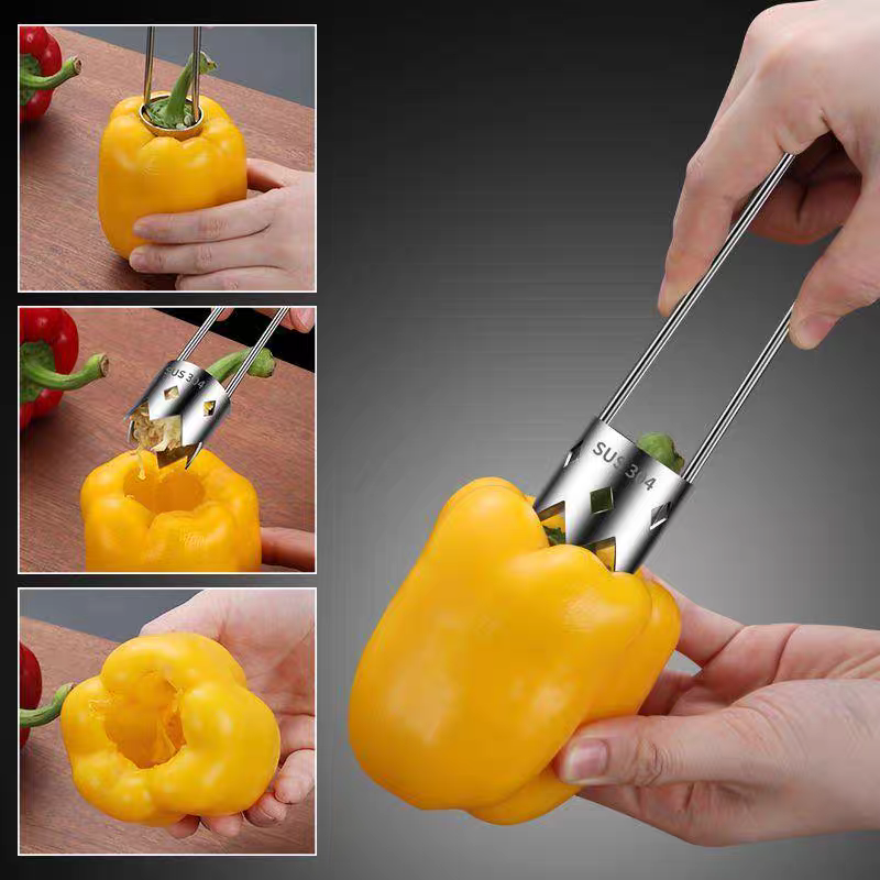Stainless Steel Fruit Corer & Seed Remover