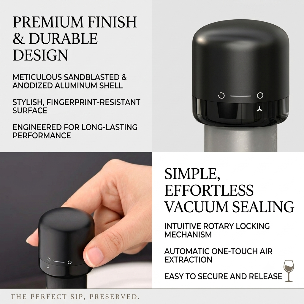 Premium Wine Bottle Stopper