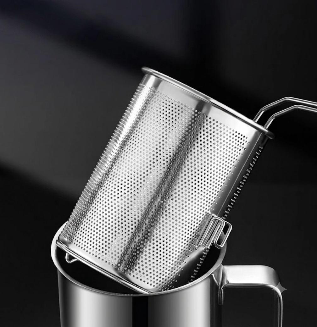 304 Stainless Steel Mini Deep Fryer