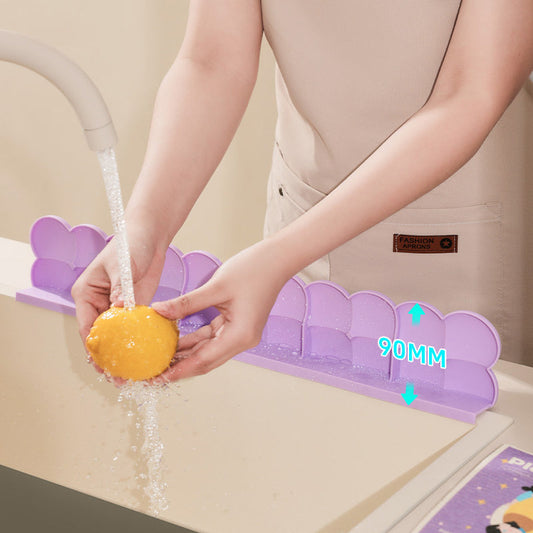 Silicone Sink Splash Guard – Flexible Water Stopper for Kitchen