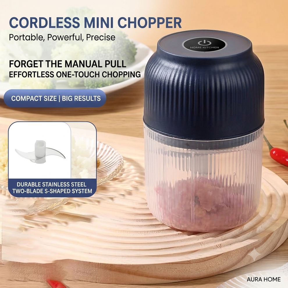 Rechargeable Electric Garlic Chopper
