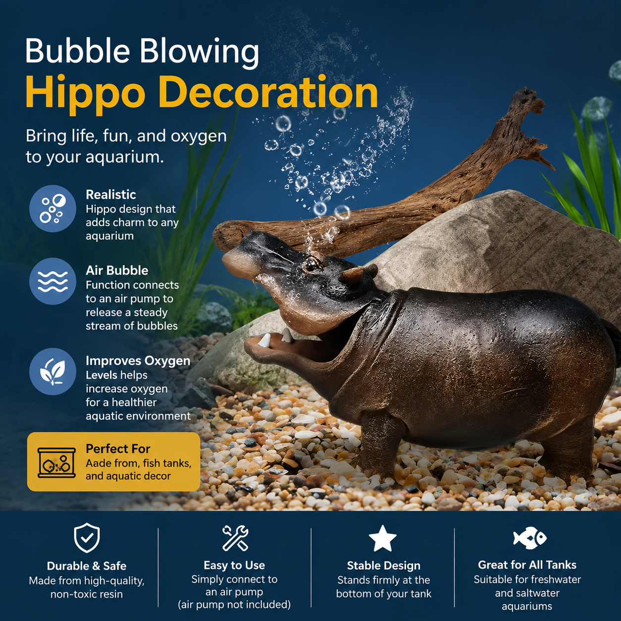 Cute Bubble Hippo